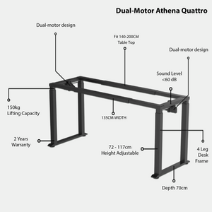 UltraHD Height Adjustable Heavy-Duty Wood Top Workbench
